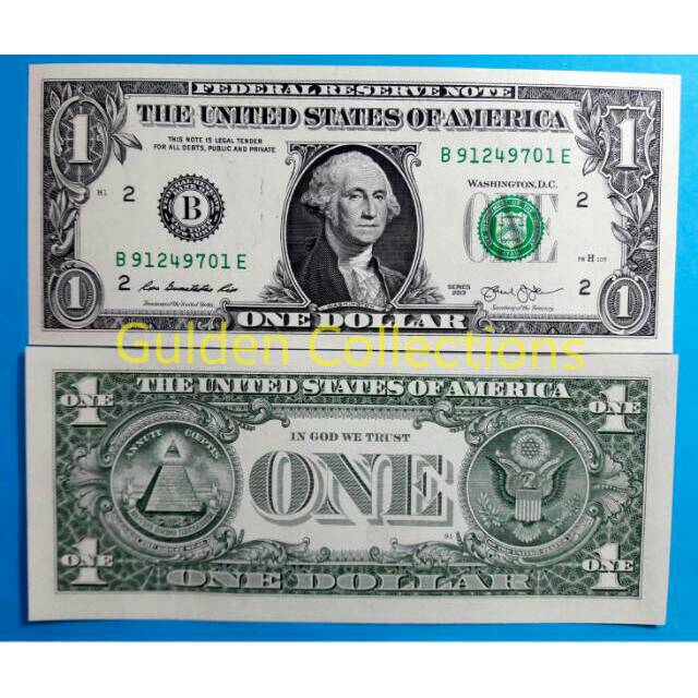  Uang  Kuno Luar Negri Asing 1 Dollar  Amerika  usd UNC 