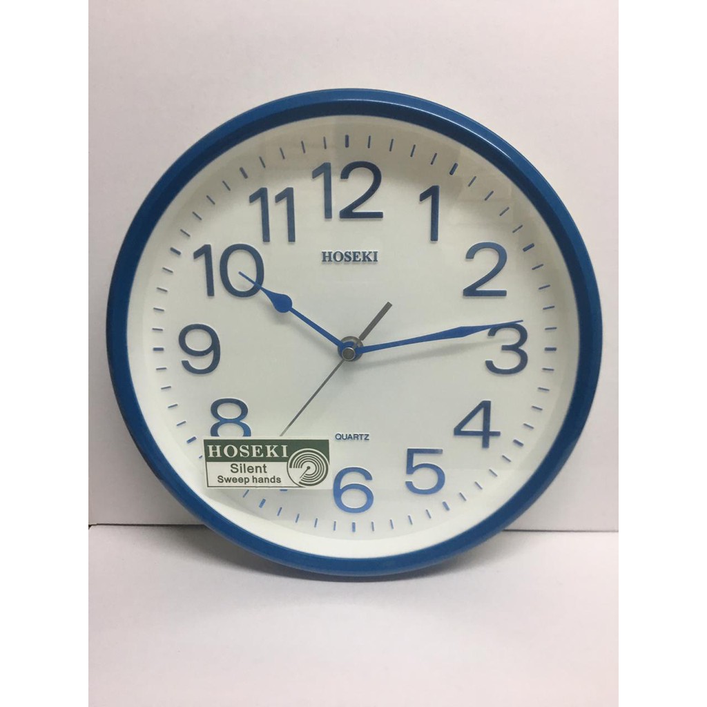 Jam Dinding / Wall Clock Lingkaran / Bulat Minimalis / Elegan - Hoseki H9141