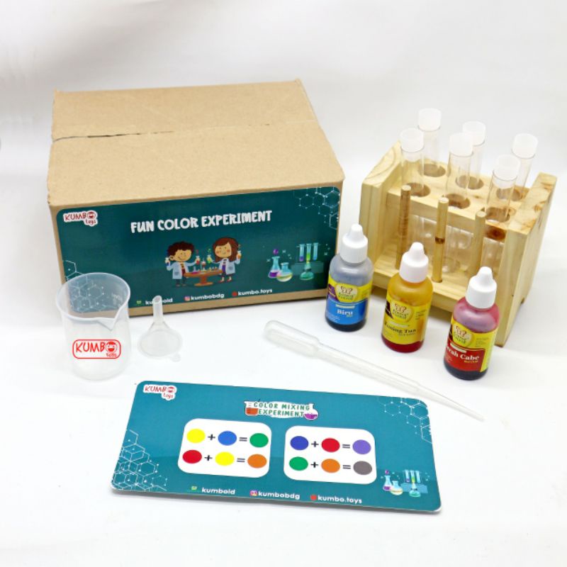 Fun Colour Experimen Mainan Edukasi Anak Colour Mixing