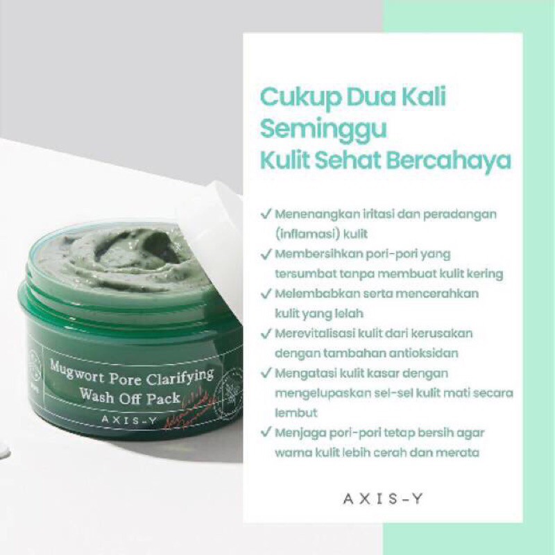 [PAKET HEMAT!] Sunday Morning Refreshing Cleansing Foam + Mugwort Pore Clarifying Wash Off Pack