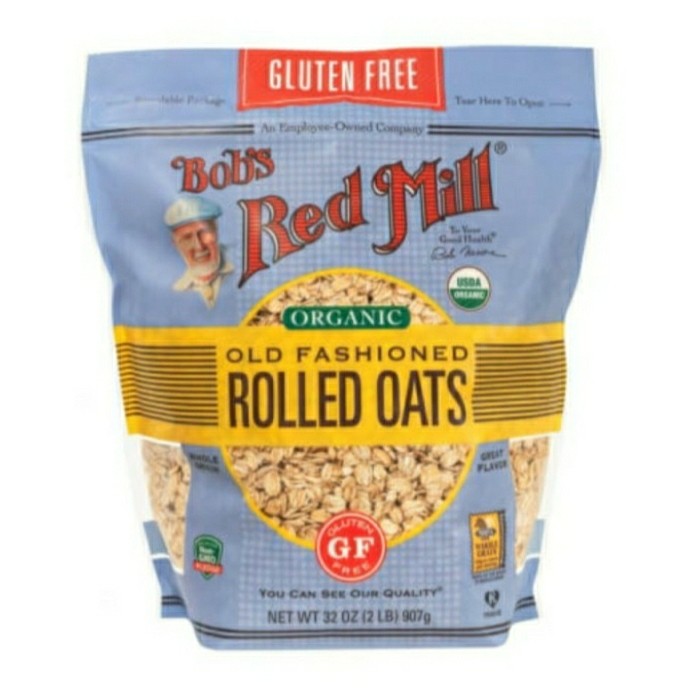 

Bob Red Mill Organic Old Fashioned Rolled Oats Gluten Free 907 gr