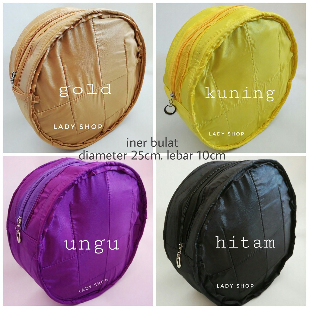 Inner Tas Bulat Instan diameter 25cm / Furing Tas Bulat D25cm
