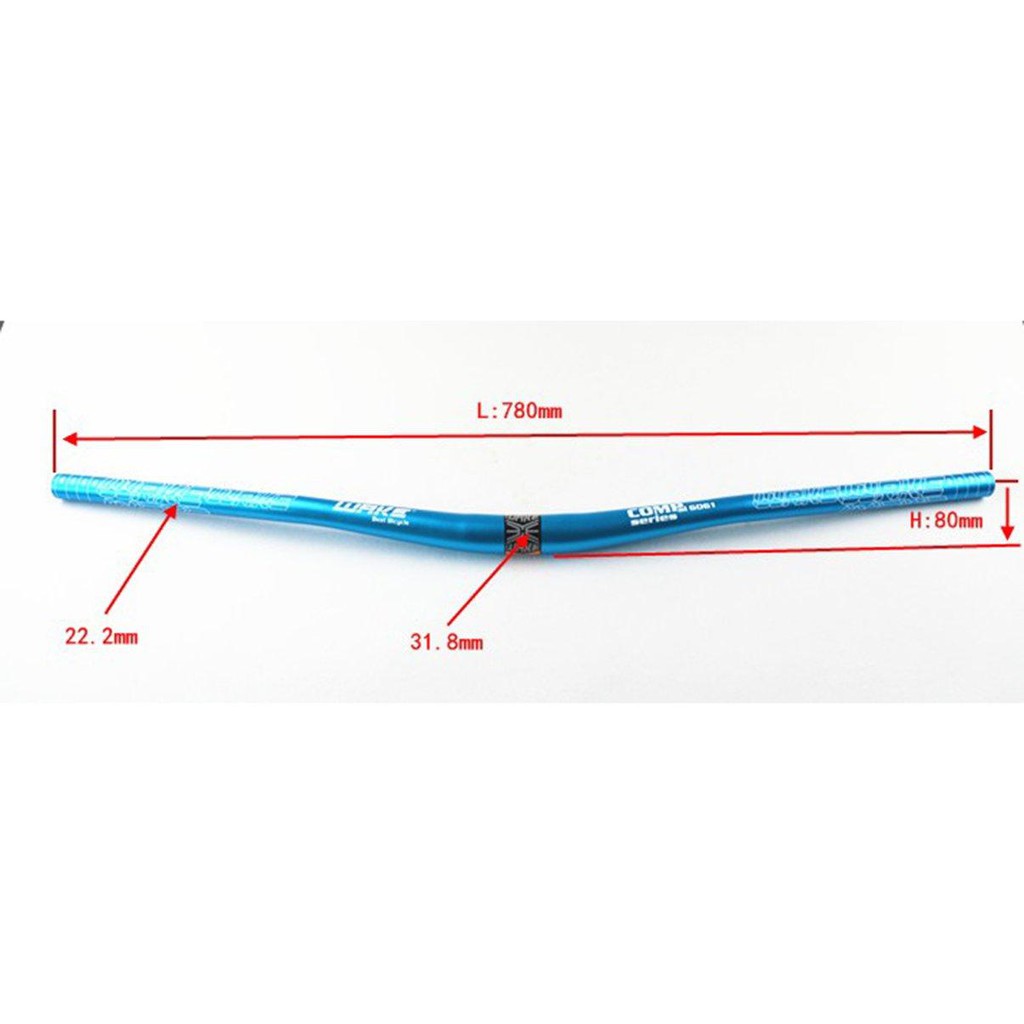 Handlebar Setang Flatbar Wake NEO MTB 780 mm bahan Alloy