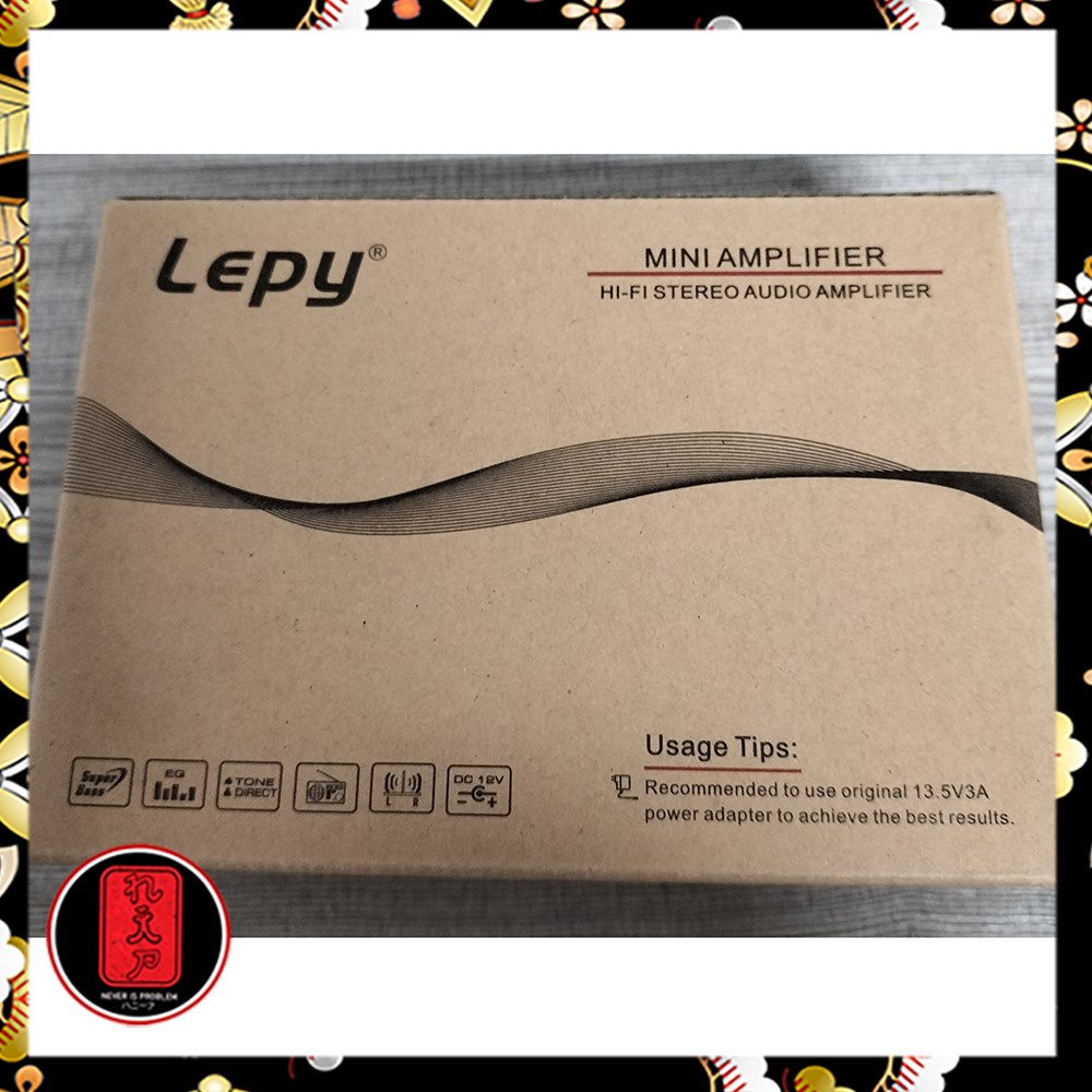 Lepy HiFi Mini Stereo Amplifier Treble Bass Booster - LP-268 - Silver