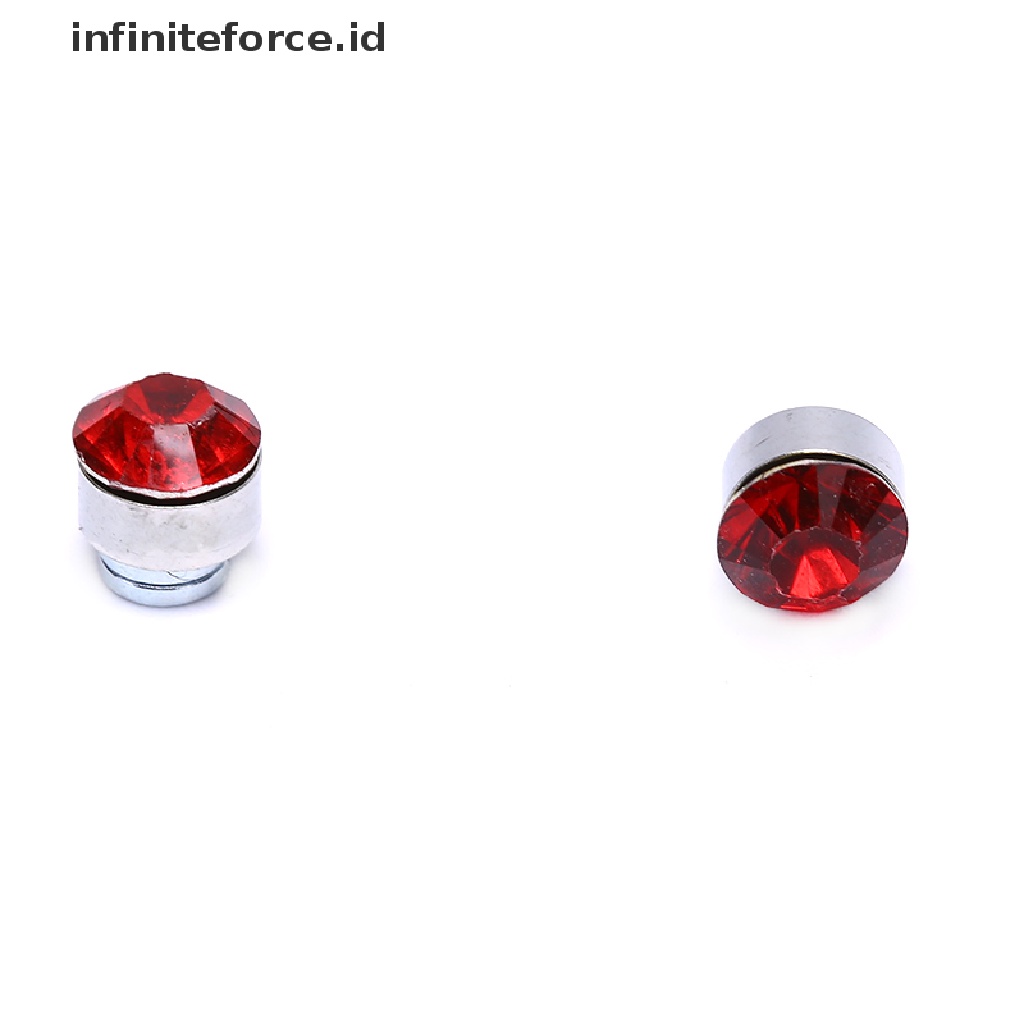 (Infiniteforce.Id) 24pcs / Set Anting Klip On Magnetik Tanpa Tindik Hias Berlian Imitasi Untuk Wanita