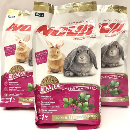 Makanan Kelinci Nova Alfalfa 1 Kg Pelet Kelinci Nova 1kg Shopee