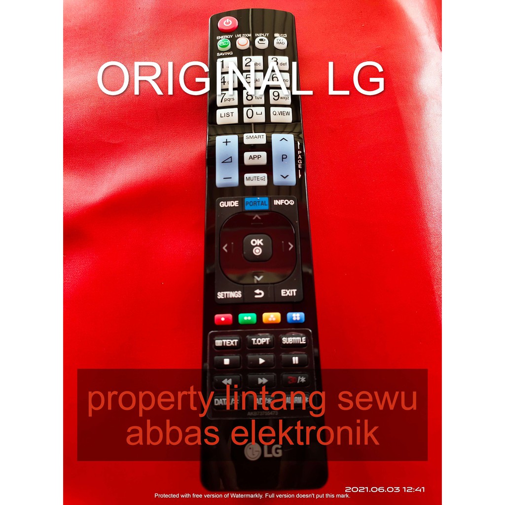 REMOT LCD LED TV LG SMART TV ORIGINAL