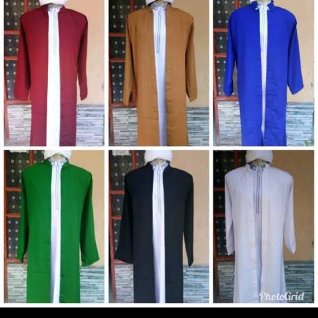 Jubah Luar Habib Polos PREORDER  (HANYA JUBAH LUARNYA SAJA)