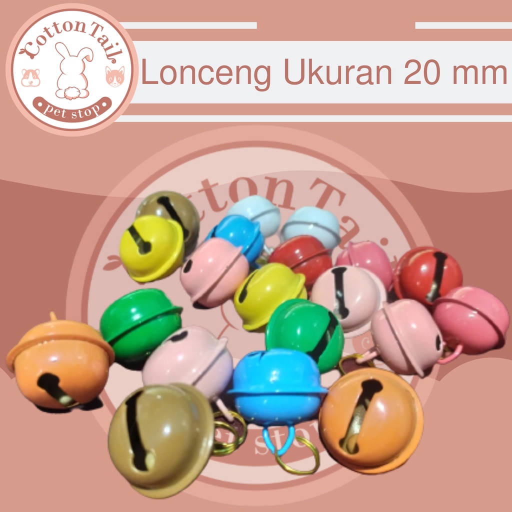 Lonceng / Kerincingan / bell untuk Anjing/Kucing 20 mm