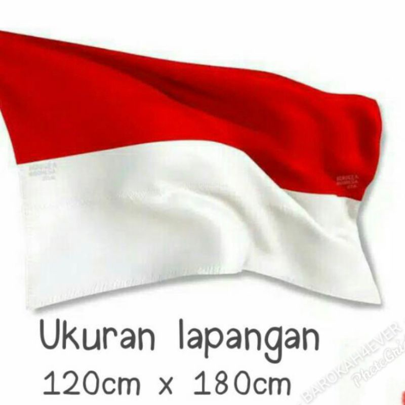 Bendera Merah Putih Katun LAPANGAN 120 cm x 180 cm