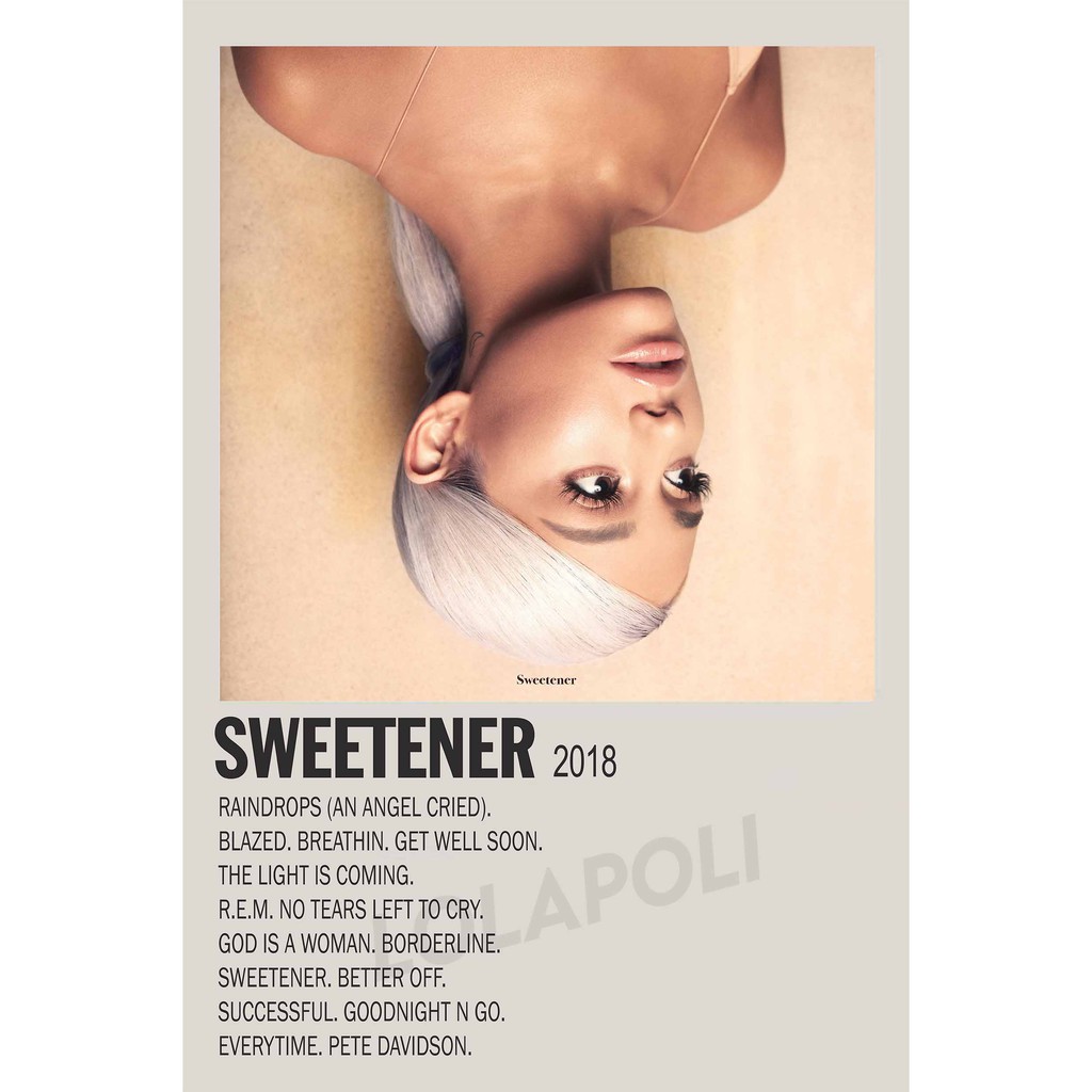 Poster Cover Album Sweetener - Ariana Grande