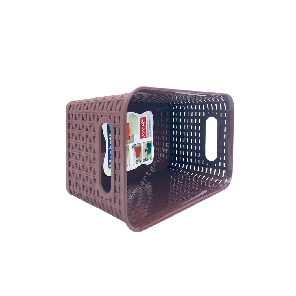 Keranjang Manhattan Basket/Keranjang Asvita 282/Serbaguna/Coklat
