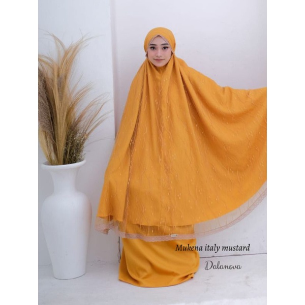 Mukena Italy New Lace/ Mukena Italy by dalanova/ mukena dalanova/ Original