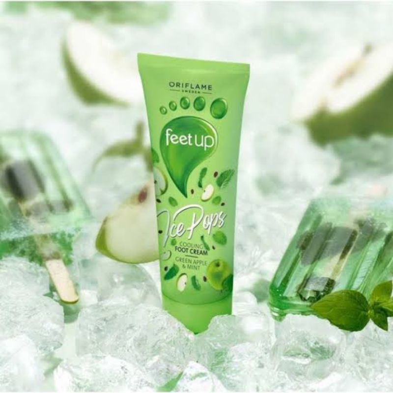 Feet Up Ice Pops cooling foot cream green apple & mint