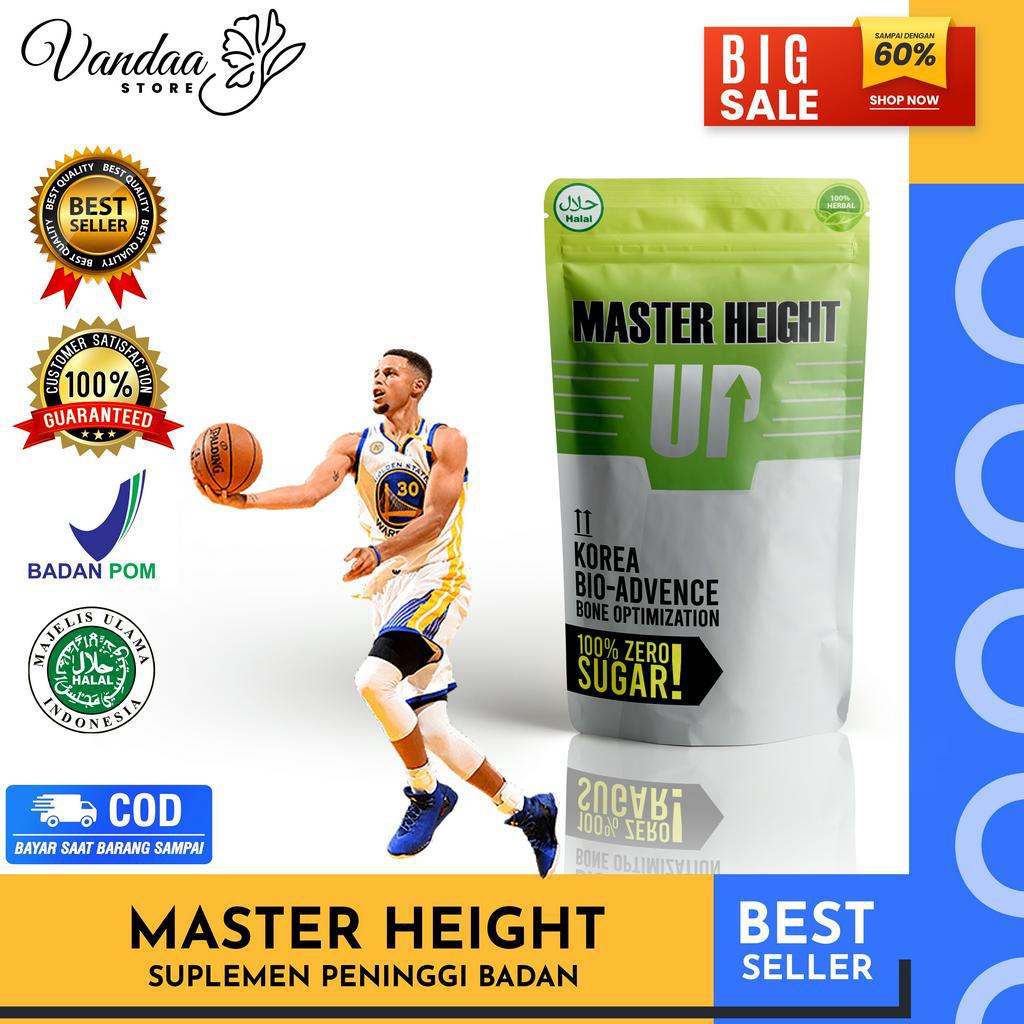 

MASTER HEIGHT – Peninggi Badan Terlaris / susu penambah tinggi badan / suplemen penambah tinggi