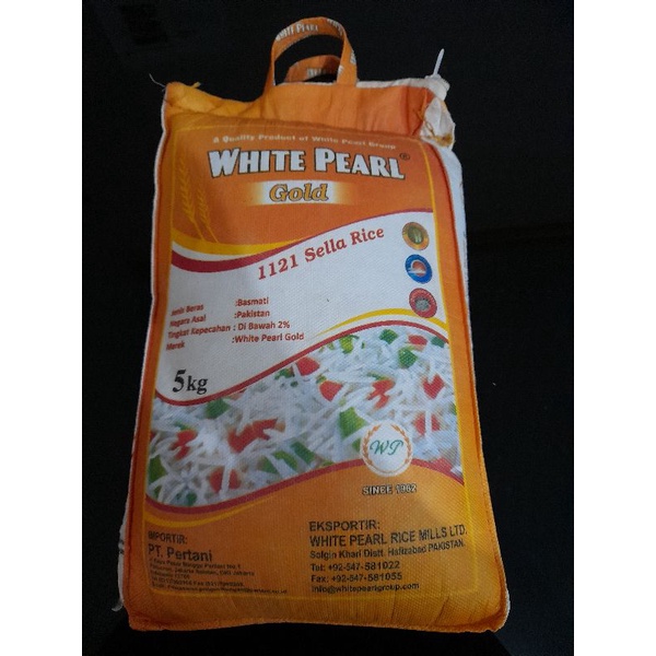 

WHITE PEARL BERAS BASMATI 5KG
