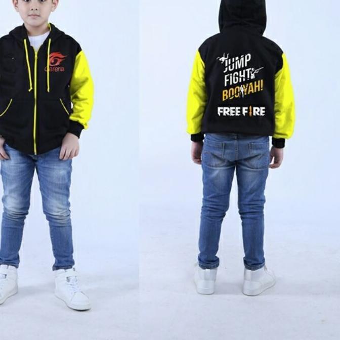 ✱ Jaket ff Anak Laki Laki Jaket ff Anak jaket free fire anak laki laki untuk usia 2 sampai 8 tahun ♜