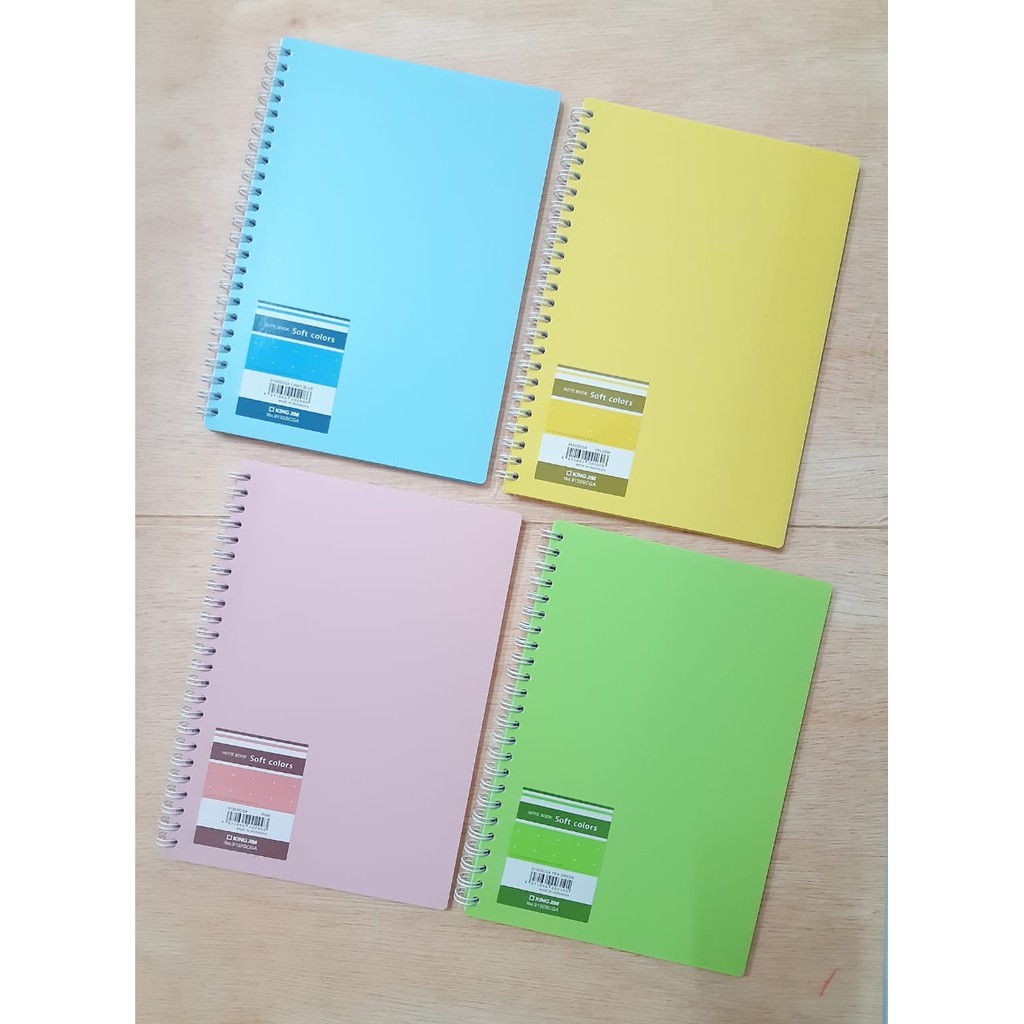 

BUKU TULIS SPIRAL CATATAN RING BOOK A5 GARIS 60 LBR PASTEL SOFT COLOUR 9132 SCGA NOTEBOOK