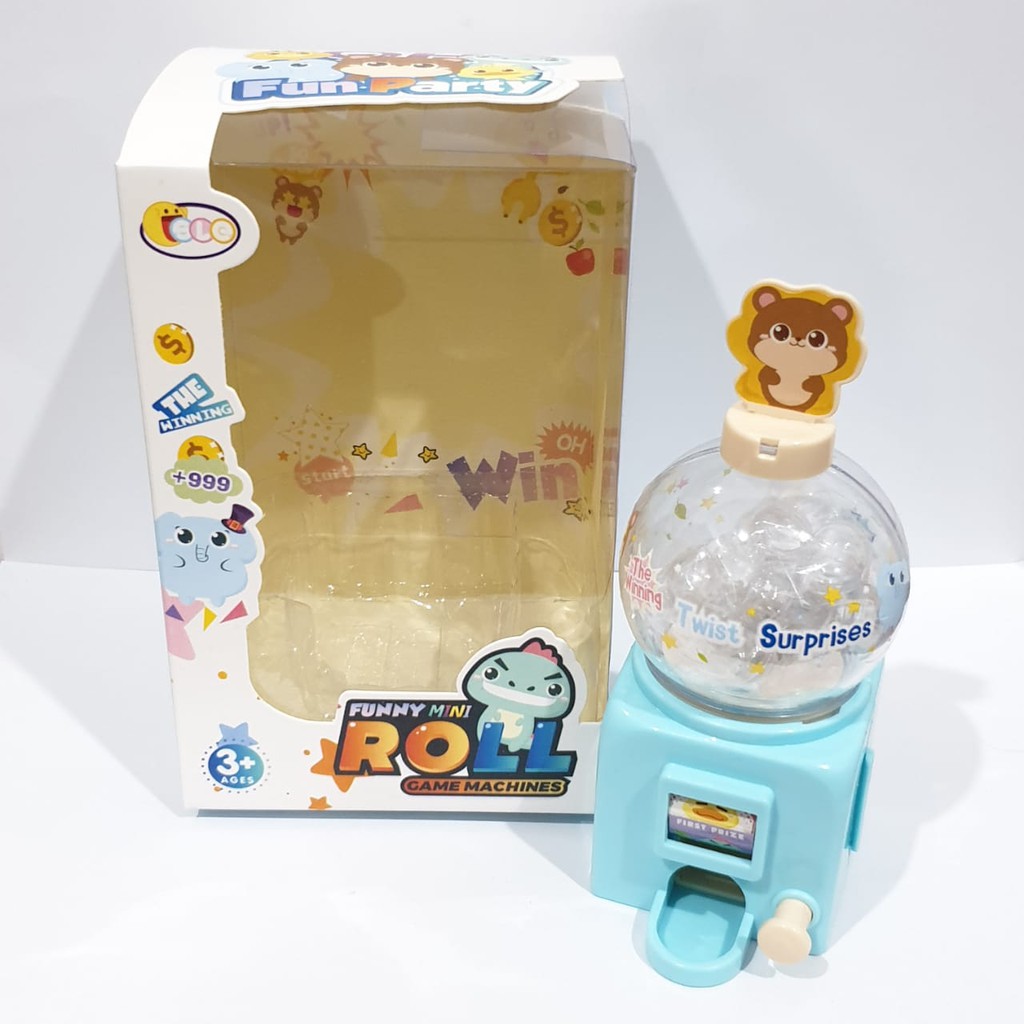 CR MB209 Mainan Anak Murah Mini Jackpot Swing / Candy Vending Machine Drink / Surprise Mini Roll-MINI ROLL