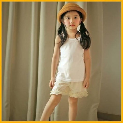 Jobel Girl Shorts Ruffle edition 4pcs Celana Anak Perempuan