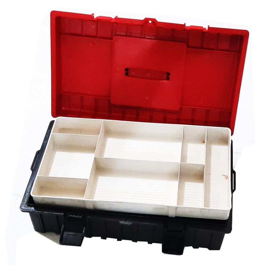 Tool box TEKIN JUMBO - Ukuran : 15 Inch / 38cm - Volume : 40cm x 23cm x 13 cm
