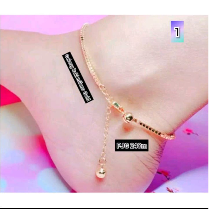 GELANG KAKI TITANIUM DEWASA MILANO XUPING