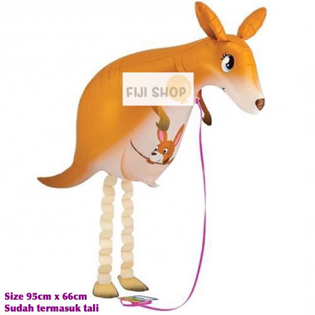 Balon Foil Animal Air Walker Kangaroo / Pet / AirWalker Kangguru