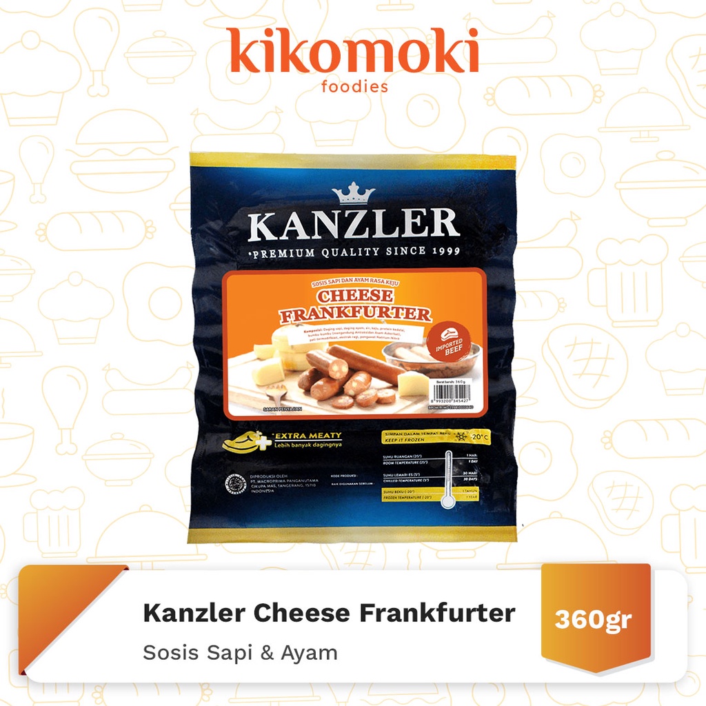 

Kanzler Cheese Frankfuter 350g