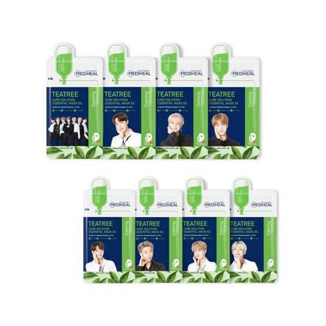 Download Ready Stock Bts X Mediheal Face Mask Shopee Indonesia PSD Mockup Templates