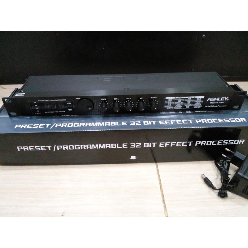EFFECT VOCAL ASHLEY REVERB 1000 efek ashley reverb1000 kuping besi