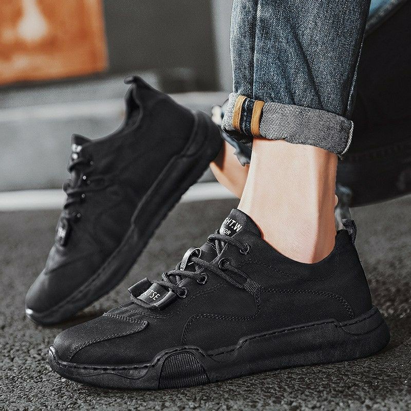 SNEAKERS IMPORT SEPATU PRIA LACOTES 3 Warna Abu-abu, Cream dan Hitam