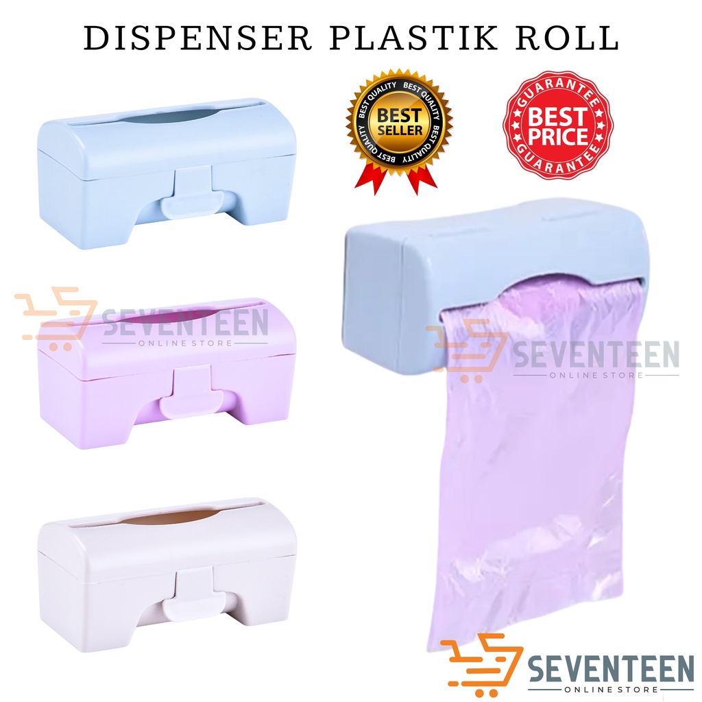 SEVENTEEN DISPENSER KANTONG PLASTIK ROLL DISPENSER KANTONG SAMPAH PLASTIK SAMPAH GULUNG TRASH BAG HOLDER