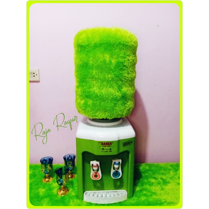 Sarung galon bulu polos / Sarung galon dispenser / bando sarung galon