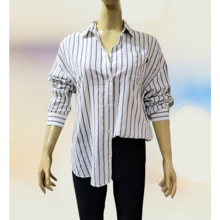 BLOUSE KEMEJA SALUR WANITA CASUAL BRANDED TERMURAH