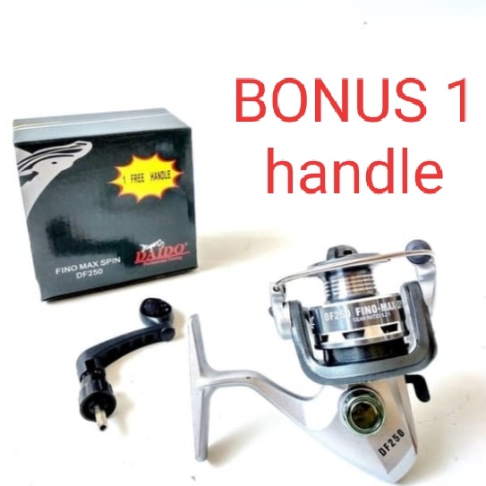 Reel Pancing Daido Fino Max Spin Df 250 Spool Besi Power Handle Murah Cv