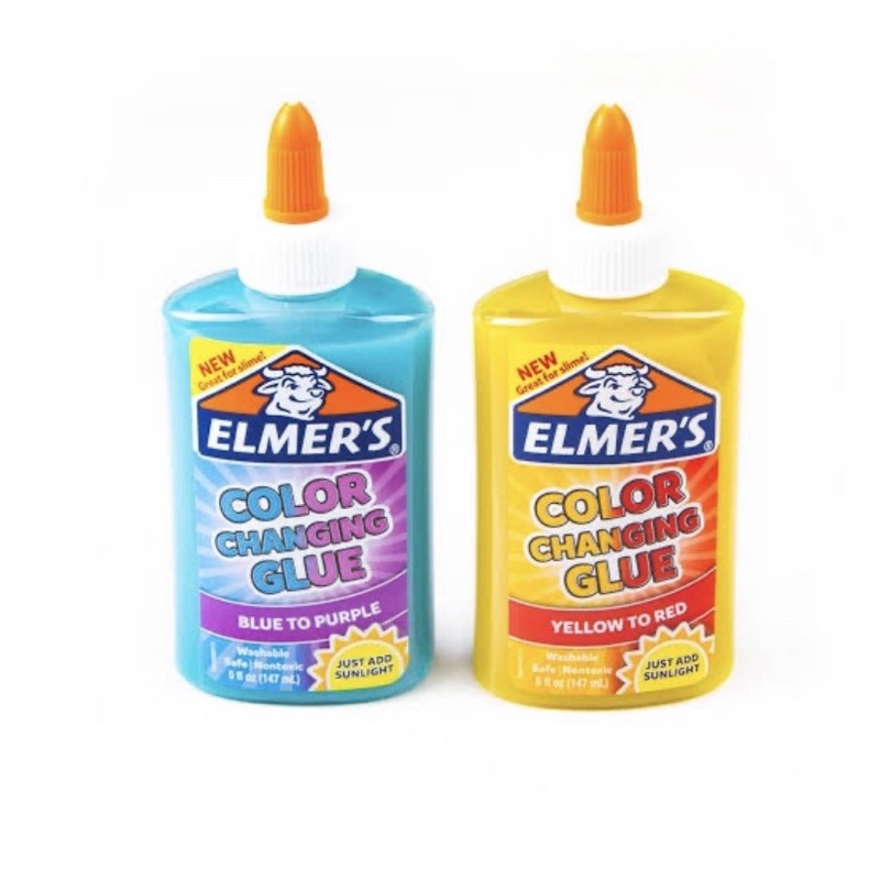 

Elmer’s color changing glue