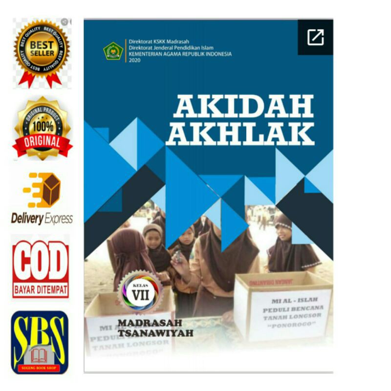 

Buku AKIDAH AKHLAK Madrasah Tsanawiyah/MTS kls 7 Direktorat KSKK Madrasah Kemenag RI thn 2020.