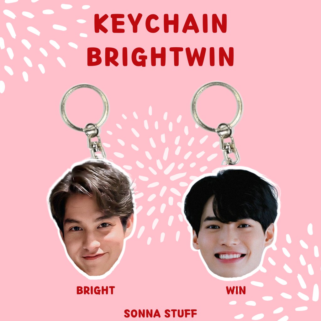 KEYCHAIN BRIGHTWIN FANKIT | GANTUNGAN KUNCI BRIGHTWIN FANKIT 2GETHER THAI SERIES GMM BOYS