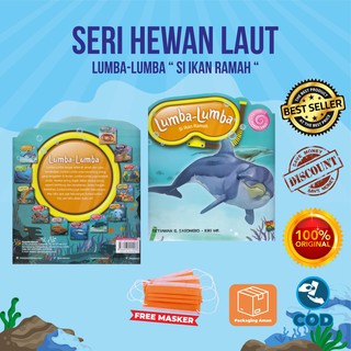 Buku Cerita Anak Bergambar | Cergam Seri Hewan Laut Ikan Pari Kuda Laut