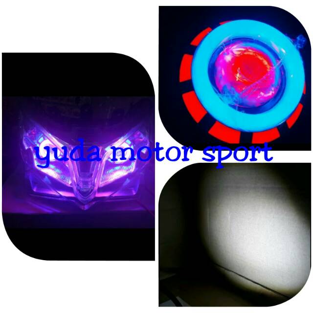 Lampu depan vario 125 pgm fi lama proji reflektor vario 125 pgm fi proji handlam vario 125 proji