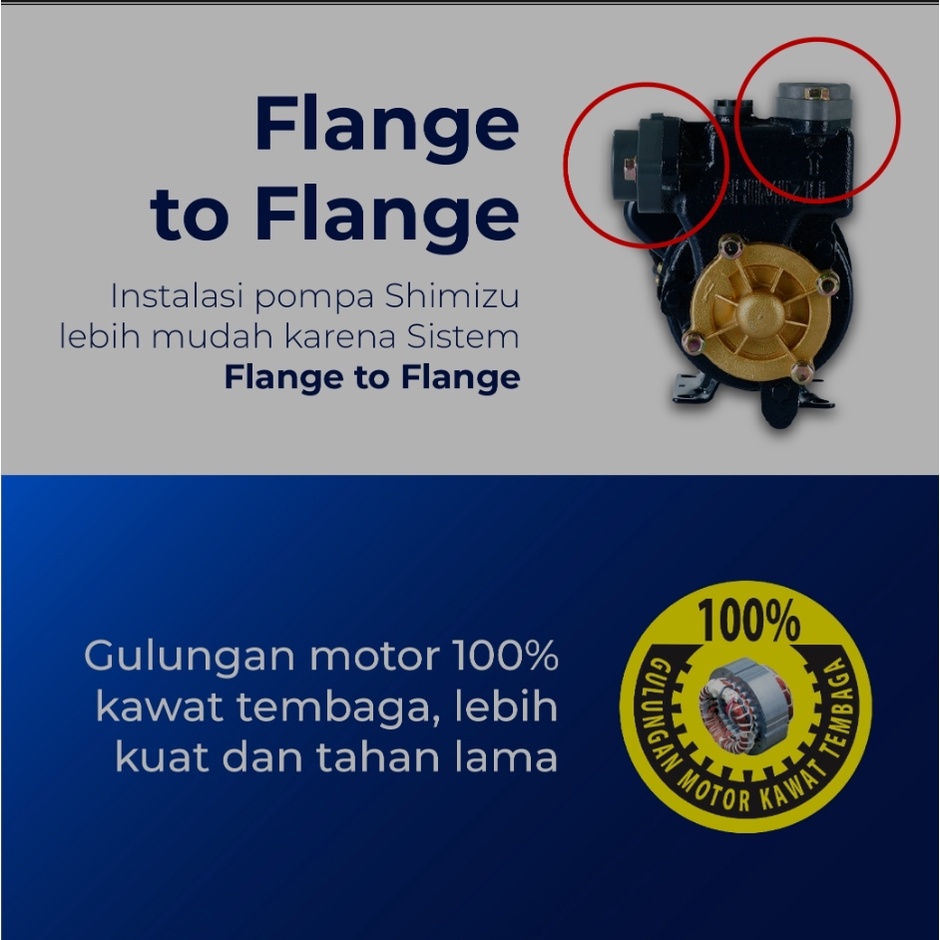 Pompa Air Shimizu PS-128 BIT 100%ORIGINAL GARANSI RESMI