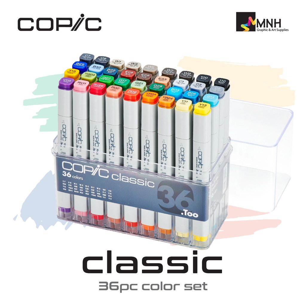 

Copic Marker Set 36 Basic Color Set