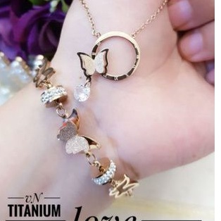 TiTanium set gelang kalung R527