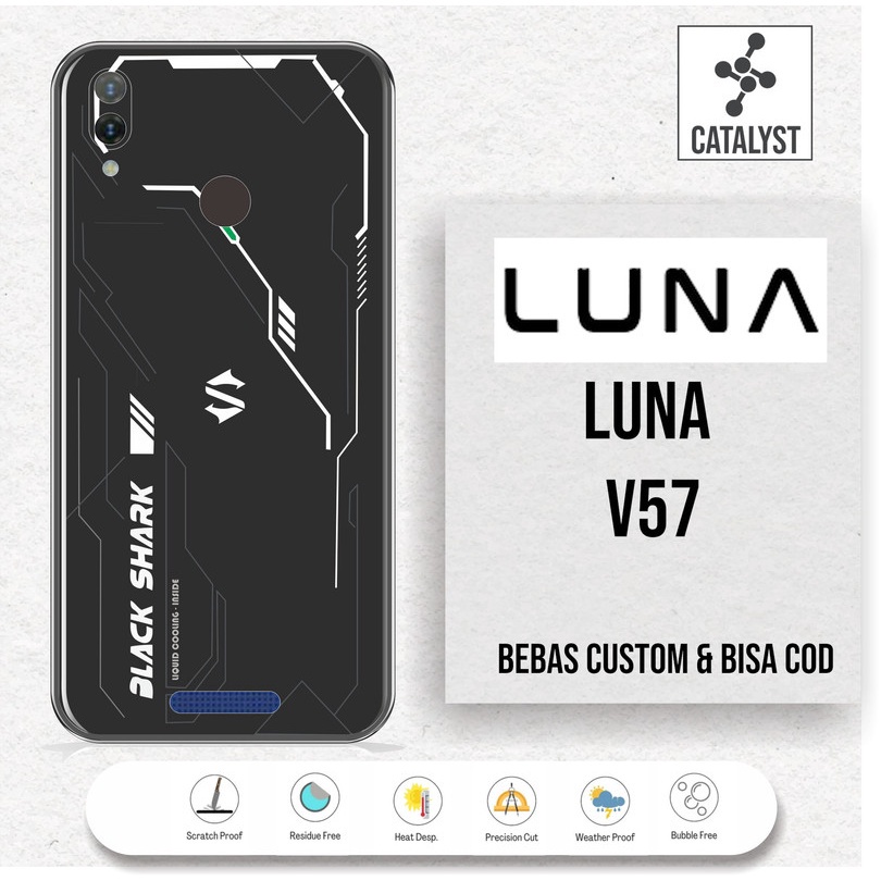 (Buy 1 Get 2) Garskin Skin LUNA V57 - KODE -JKDF Bisa Custom - Sticker Case