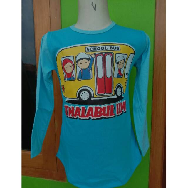 Kaos raglan anak perempuan