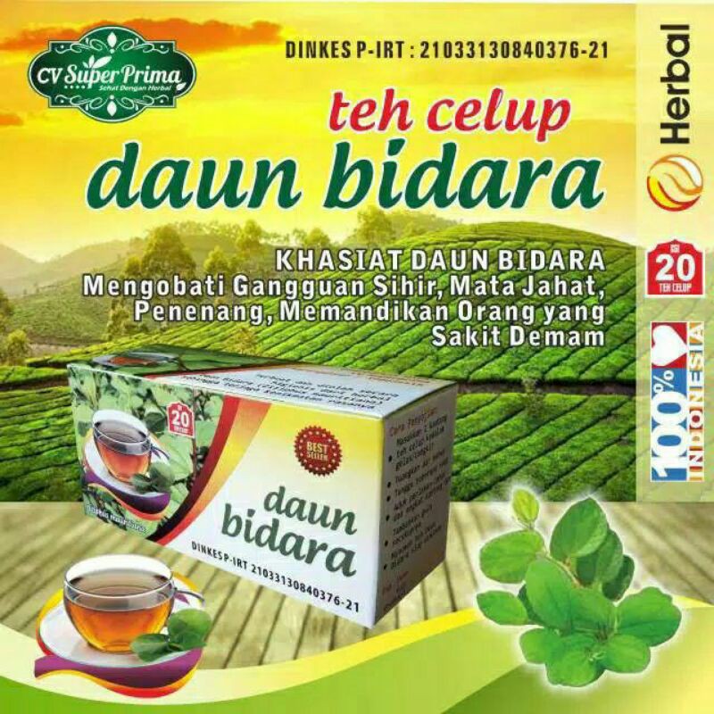 

teh celup herbal DAUN BIDARA isi 20 sachet siap seduh