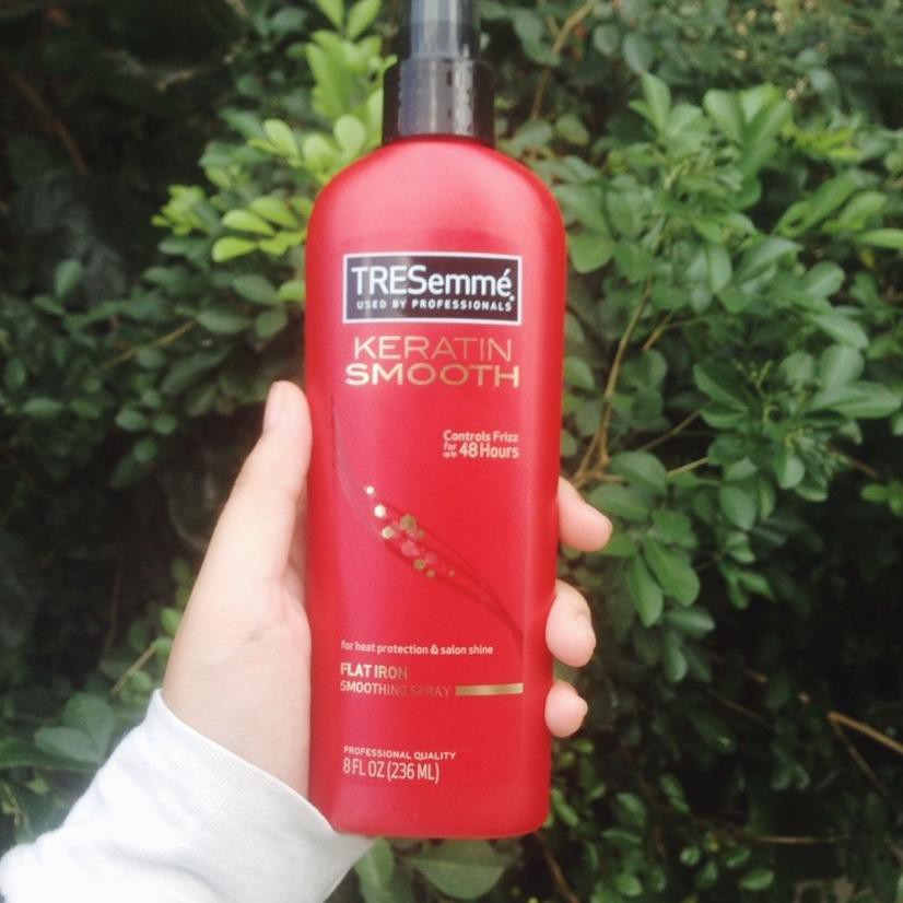 tresemme keratin smooth flat iron spray