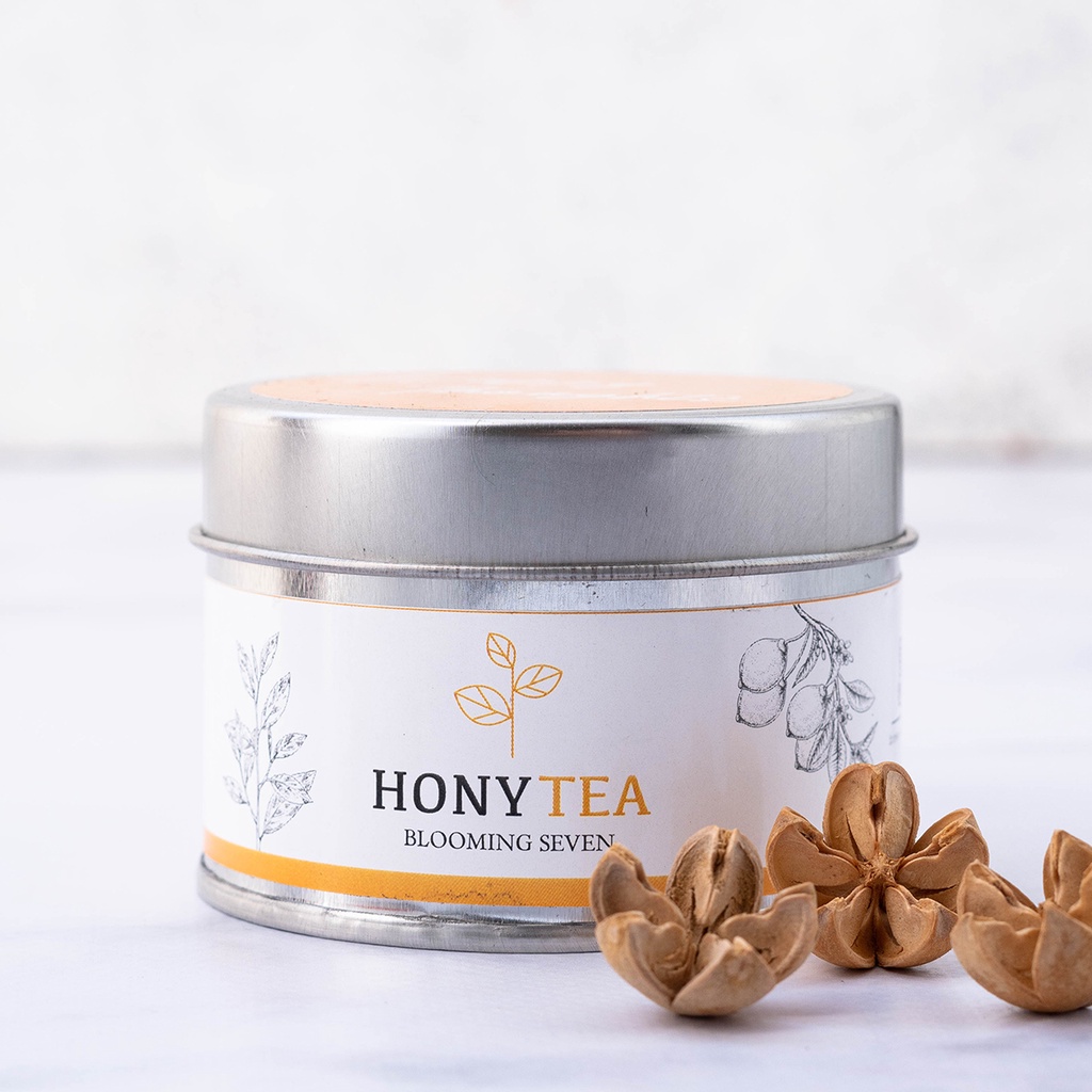 

TEA | HAPPY THOUGHTS - MINI CAN | Green Tea – peppermint – Dried Lemon | HONYTEA