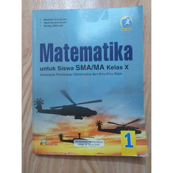 

BUKU MATEMATIKA UNTUK SISWA SMA/MA KELAS X KELOMPOK PEMINATAN