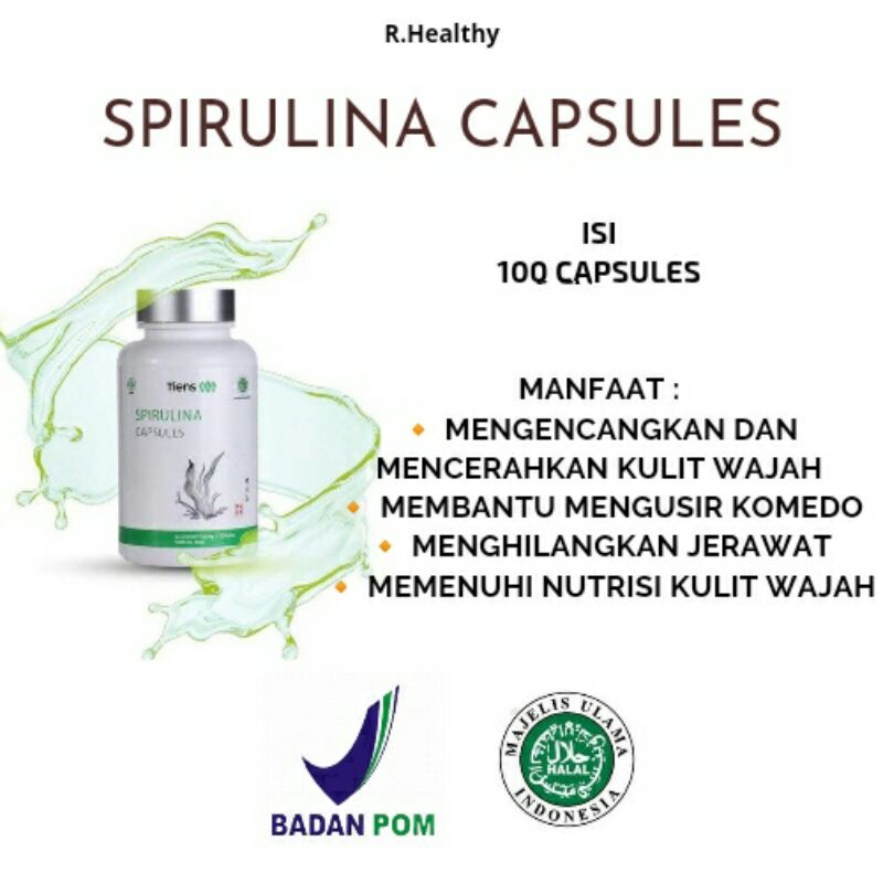 spirulina tiens masker spirulina